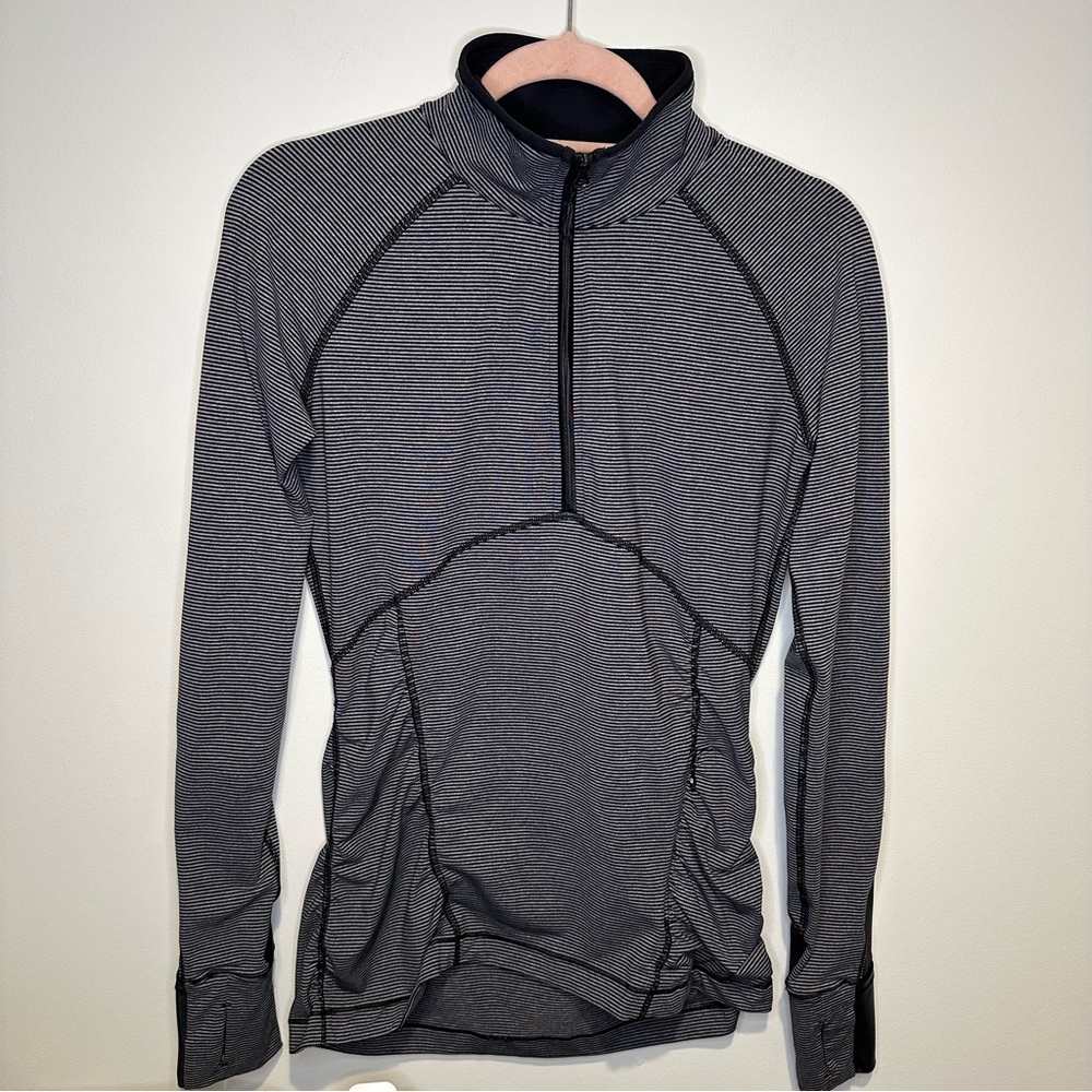 lululemon quarter zip pullover jacket size 8
